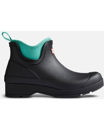 HUNTER Play Neoprene And Rubber Chelsea Boots - Black