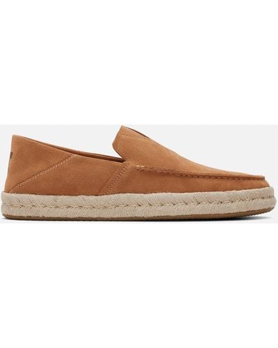TOMS Alonso Suede Loafers - Brown