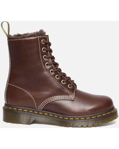 Dr. Martens 1460 Serena Pull Up Women's Boots - Brown
