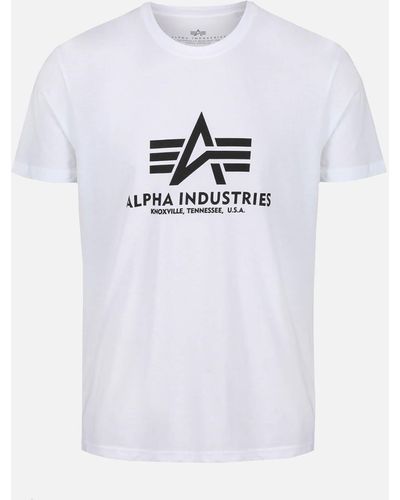 Alpha Industries Cotton-jersey T-shirt - White