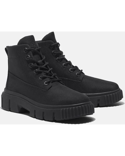 Timberland Greyfield Canvas Boots - Black