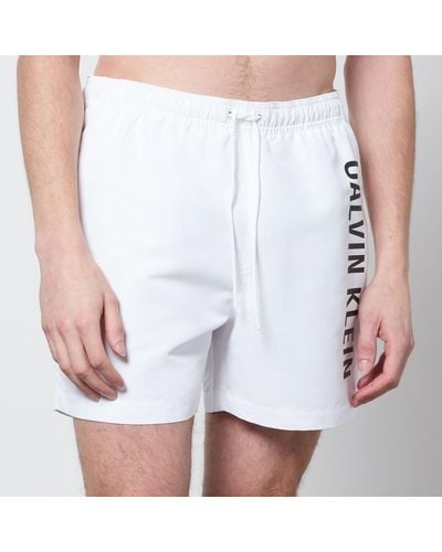 Calvin Klein Intense Power Shell Swim Shorts - White