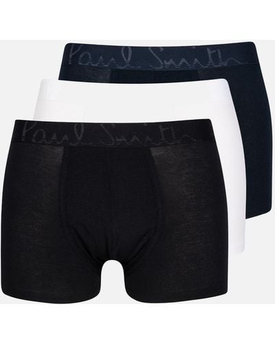 Paul Smith Three Pack Stretch-Modal Boxer Shorts - Blau