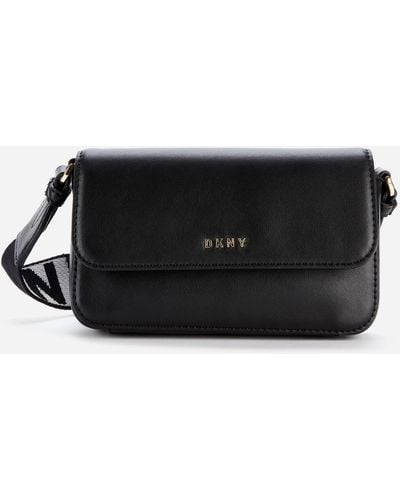 DKNY Winona Flap Cross Body Bag - Black