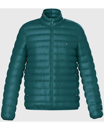 Tommy Hilfiger Quilted Recycled Shell Jacket - Green