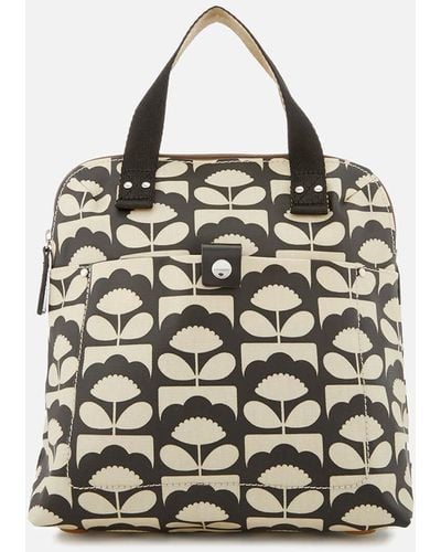 Orla Kiely Small Backpack Tote Bag - Multicolour