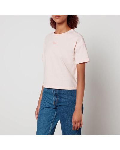 Barbour Halton Cotton-jersey T-shirt - Pink