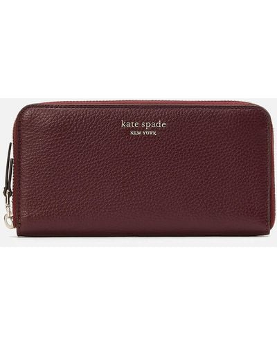 Shop kate spade new york Plain Leather Small Wallet Card Holders (KA574) by  mishuglay