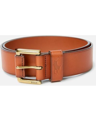 Polo Ralph Lauren Dress Keeper Belt - Brown