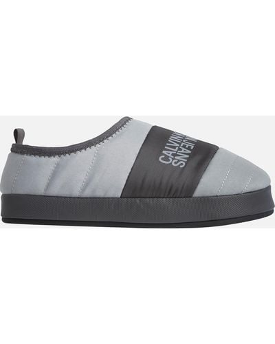 Calvin Klein Warm Lined Sustainable Slippers - Grey