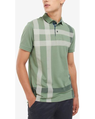 Barbour Cotton Blaine Polo Shirt - Green