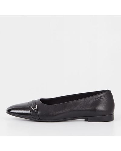 Vagabond Shoemakers Sibel Full-grain Leather Ballet Flats - Black