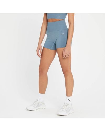 Mp Shape Seamless Booty Shorts - Blue
