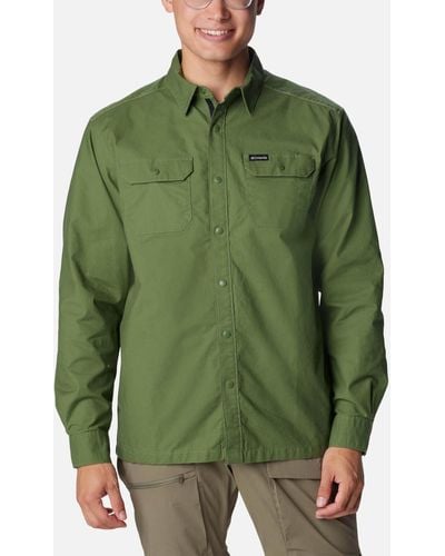 Columbia Landroamer Cotton-blend Shirt - Green