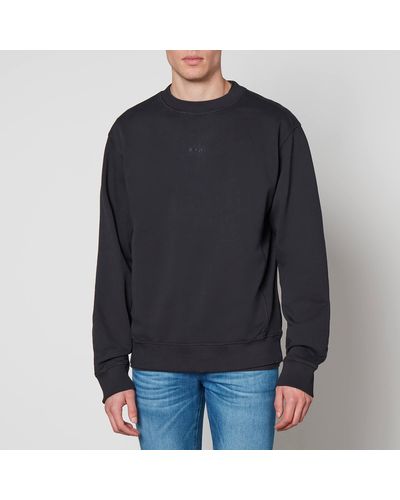 BOSS Wefade Cotton-jersey Sweatshirt - Black