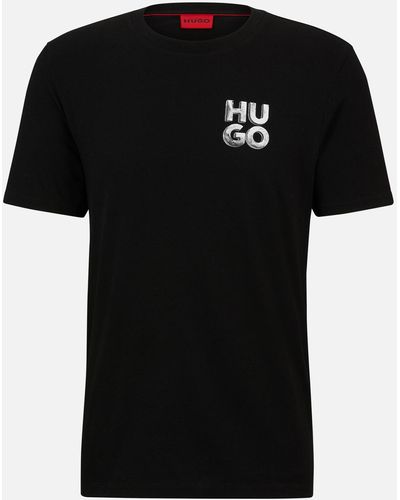 HUGO Detzington241 T-shirt - Black