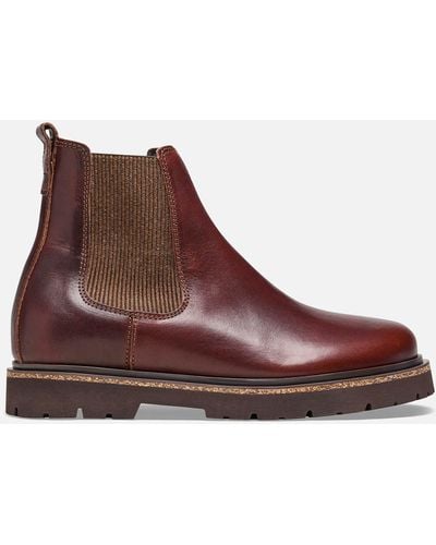 Birkenstock Gripwalk Slim-Fit Leather Chelsea Boots - Braun