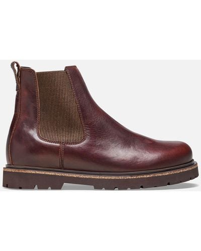 Birkenstock Gripwalk Leather Chelsea Boots - Brown