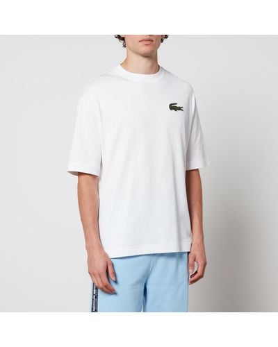 Lacoste Logo Cotton T-shirt - White