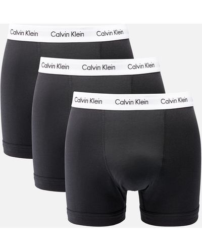 Calvin Klein 3 Pack Trunks - Black