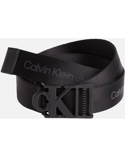 Calvin Klein Webbing Belt - Schwarz