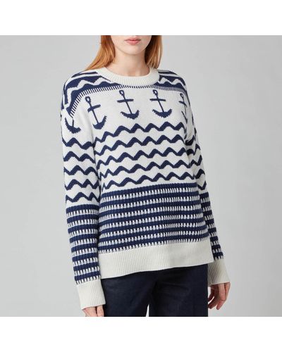 Kate Spade Anchor Sweater - Blue