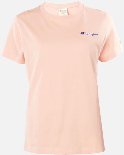 Champion Small Script T-shirt - Pink