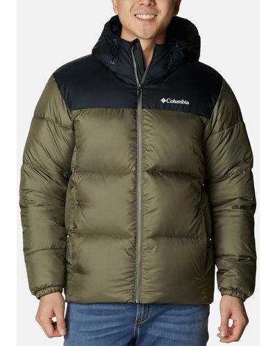 Columbia Puffect Hooded Shell Jacket - Green