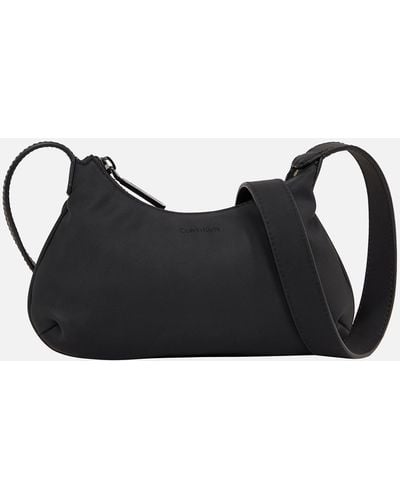 Calvin Klein Soft Faux Leather Bag - Black