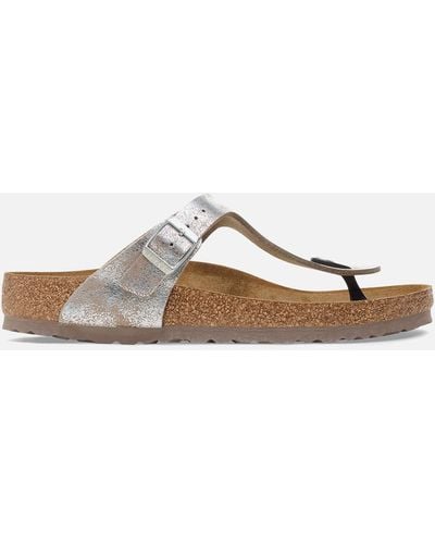 Birkenstock Gizeh Slim-fit Birko-flor® Sandals - Brown