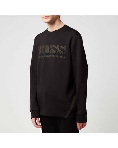 BOSS Salbo Iconic Sweatshirt - Black