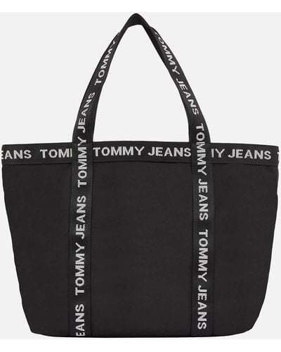 Tommy Hilfiger Essential Canvas Tote Bag - Black