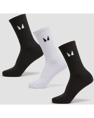 Mp Unisex Crew Socks (3 Pack) - Black
