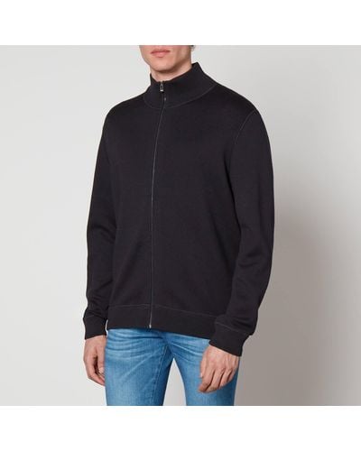 BOSS Fonso Cotton And Wool-blend Sweater - Black