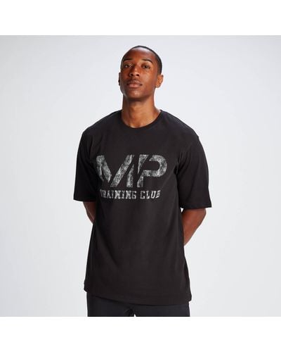 Mp Teo Oversized Cotton T-shirt - Black