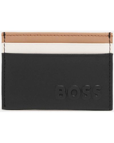 BOSS by HUGO BOSS Black Byron S Slim Leather Cardholder