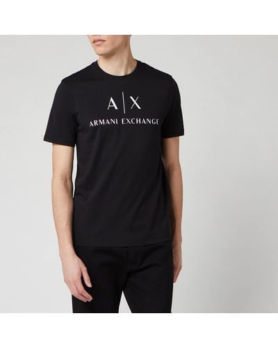Armani Exchange Ax Logo T-shirt - Black