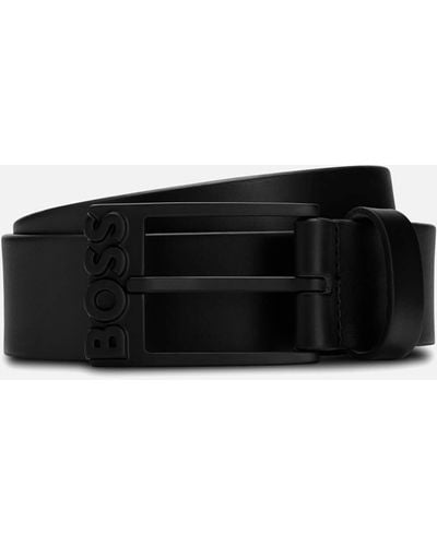BOSS Simo Leather Belt - Schwarz