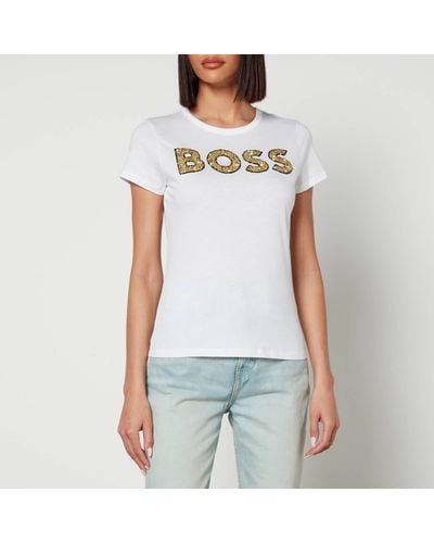 BOSS by HUGO BOSS T-shirts for Women | Online Sale up to 50% off | Lyst