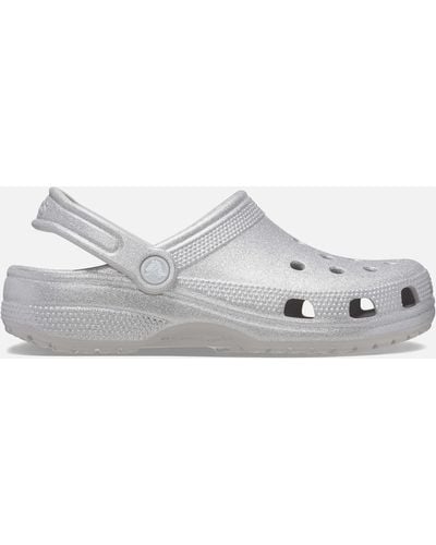 Crocs™ Classic Glitter Clogs - Grey