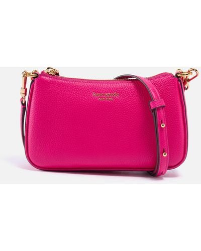 Kate Spade Jolie Small Leather Crossbody Bag - Pink