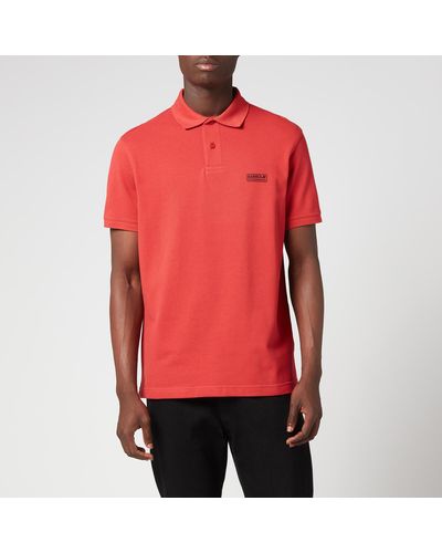 Barbour Essential Polo Shirt - Red