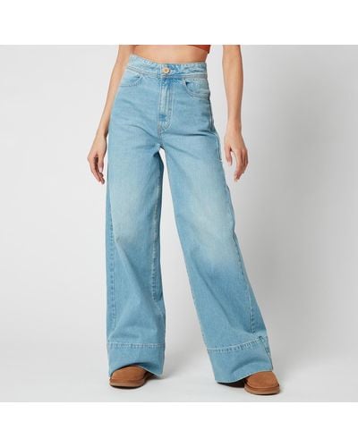 Free People Talia Trouser Jeans - Blue