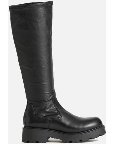 Vagabond Shoemakers Cosmo 2.0 Leather Knee High Boots - Black