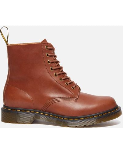 Dr. Martens 1460 Pascal Leather 8-Eye Boots - Braun