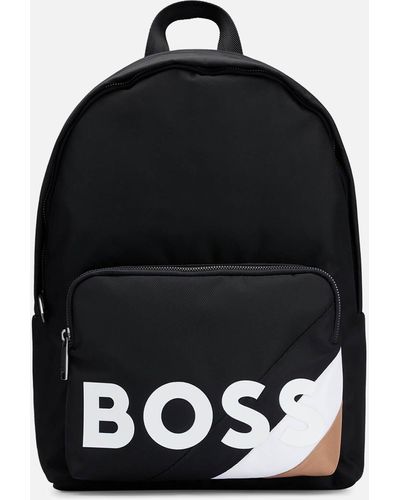 BOSS Catch Recycled Shell Backpack - Black