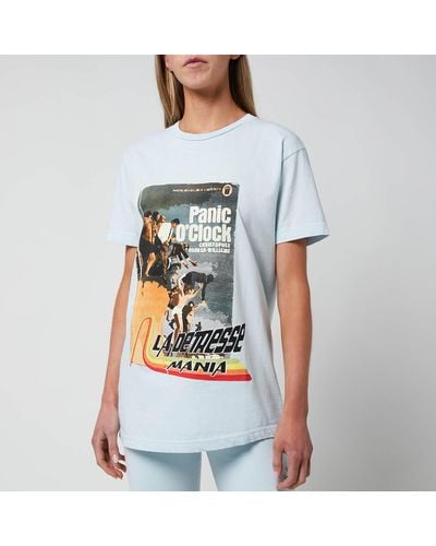 LA DETRESSE Blue Blood Panic T-shirt - Grey
