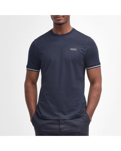 Barbour Torque Tipped Cotton-jersey T-shirt - Blue
