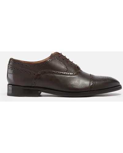 Ted Baker Arniie Leather Toe Cap Oxford Shoes - Brown
