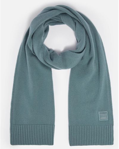 BOSS Akaio Knit Scarf - Blue